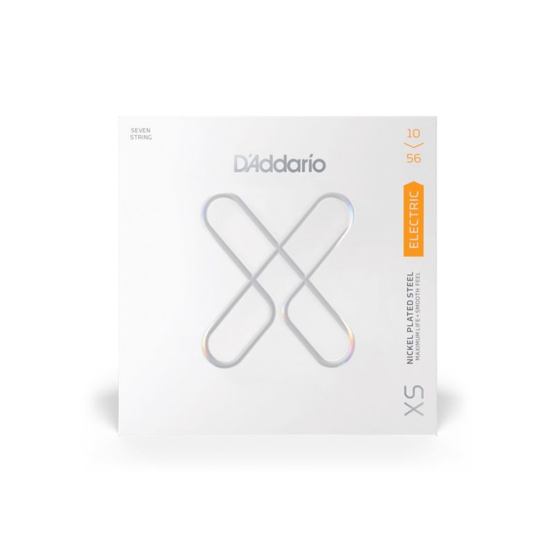 Набор струн D'ADDARIO XSE1056 XS Coated Electric Guitar Strings, Regular Light 7-String (10-56)